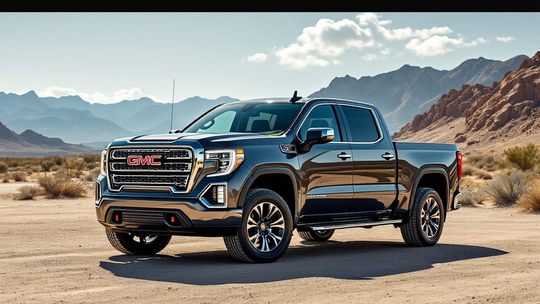 GMC Sierra estacionada en el desierto de El Paso mientras se programa una llave con equipo conectado al puerto OBD